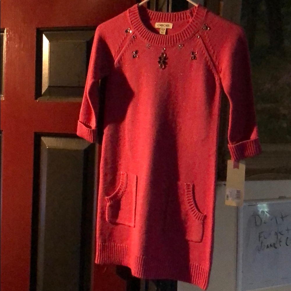 Girls Sweater dress size 78.